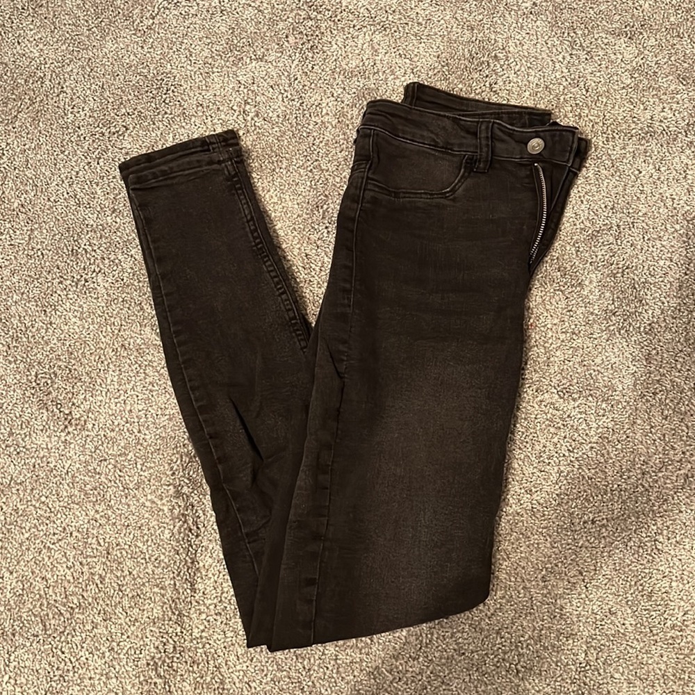 dark gray skinny jeans size 6